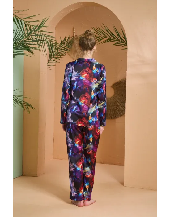 ieg™ PJS 27079 Kadın Düğmeli Pijama Takımı