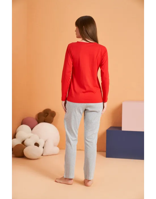 ieg™ Pjs 28062 Kadın Patlı Pijama Takım