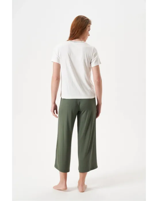 ieg™ PJS 29022 Kadın Düğmeli Pijama Takım