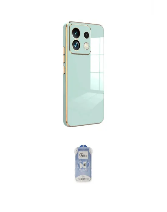 ieg™ Poco M6 Pro 4G Kılıf Yankı Serisi - Siyah Joko Magic 5D Cam