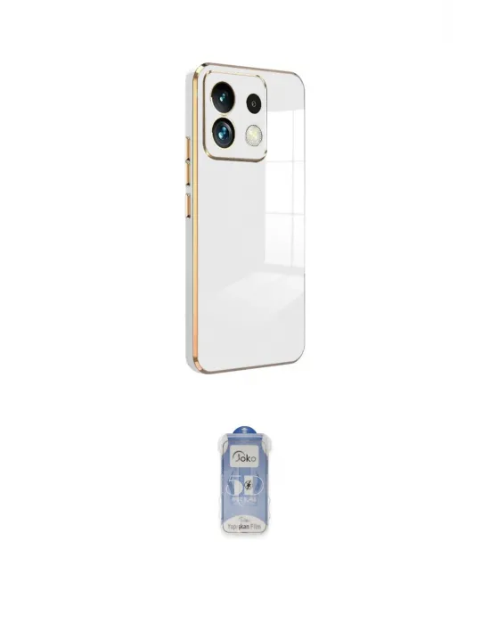 ieg™ Poco M6 Pro 4G Kılıf Yankı Serisi - Siyah Joko Magic 5D Cam