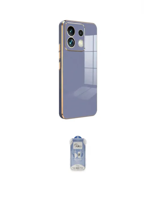 ieg™ Poco M6 Pro 4G Kılıf Yankı Serisi - Siyah Joko Magic 5D Cam