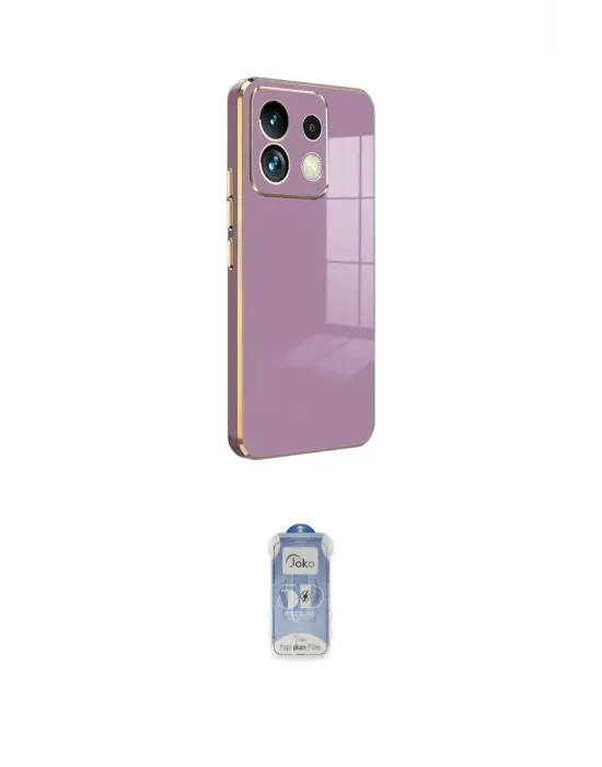 ieg™ Poco M6 Pro 4G Kılıf Yankı Serisi - Siyah Joko Magic 5D Cam