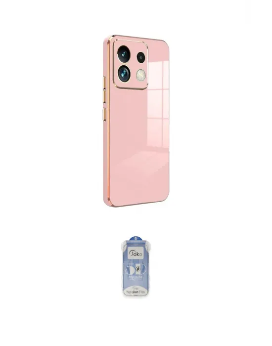ieg™ Poco M6 Pro 4G Kılıf Yankı Serisi - Siyah Joko Magic 5D Cam