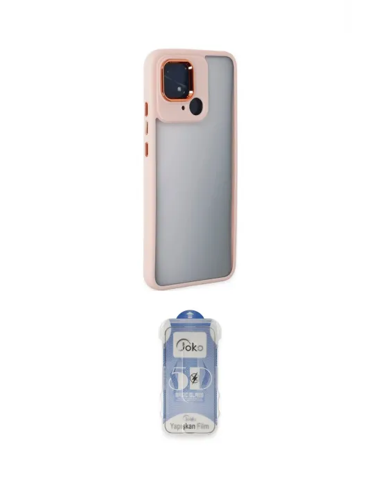ieg™ Redmi 10C Kılıf Eksen Doku Prime - Siyah Joko Magic 5D Cam