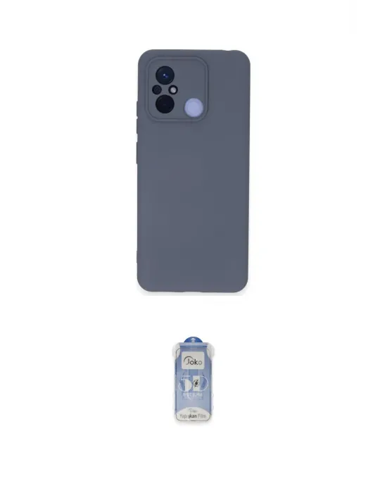 ieg™ Redmi 12C Kılıf Ahenk Serisi - Siyah Joko Magic 5D Cam