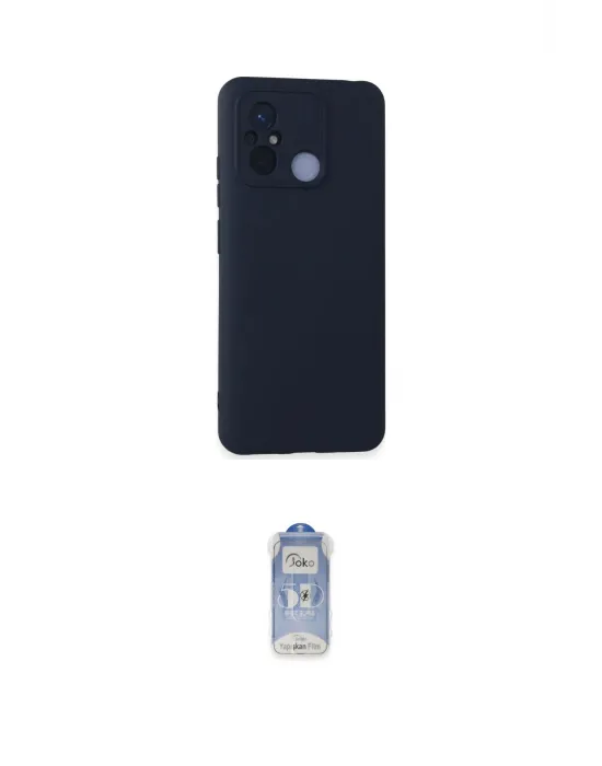 ieg™ Redmi 12C Kılıf Ahenk Serisi - Siyah Joko Magic 5D Cam