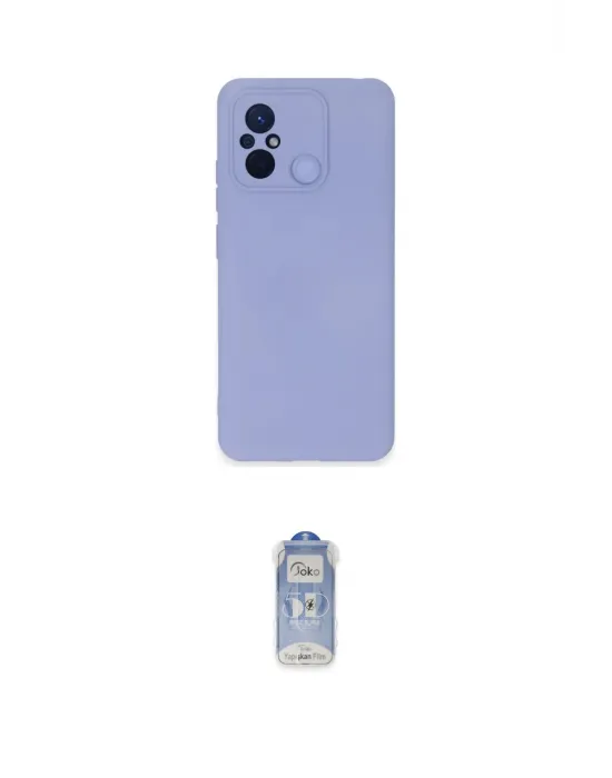 ieg™ Redmi 12C Kılıf Ahenk Serisi - Siyah Joko Magic 5D Cam