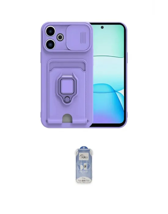 ieg™ Redmi 13 4G Kılıf Vadi Form Prime - Siyah Joko Magic 5D Cam