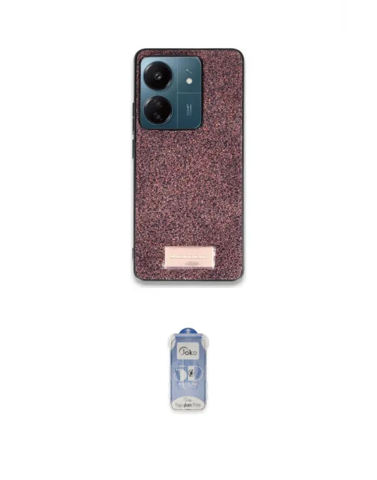 ieg™ Redmi 13C Kılıf Vadi Klasik Serisi - Siyah Joko Magic 5D Cam