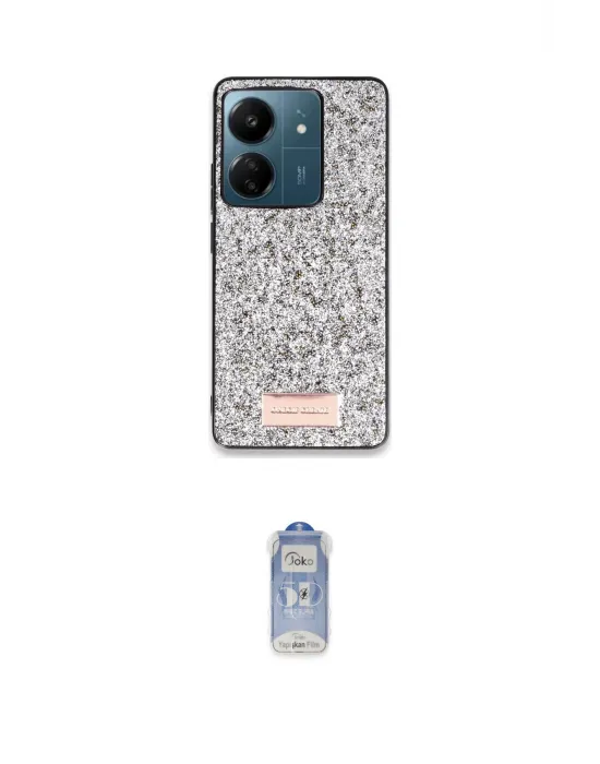ieg™ Redmi 13C Kılıf Vadi Klasik Serisi - Siyah Joko Magic 5D Cam