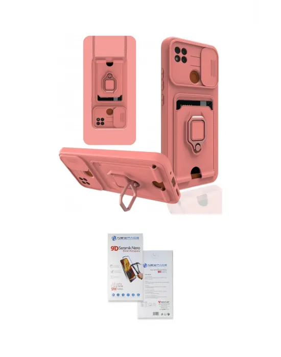 ieg™ Redmi 9C Kılıf Vadi Form Prime - Siyah Seramik Nano Ekran Koruyucu