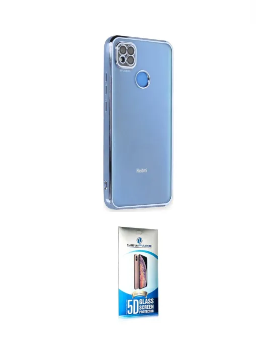 ieg™ Redmi 9C Kılıf Vadi Minimal - Siyah 5D Eko Cam Ekran Koruyucu