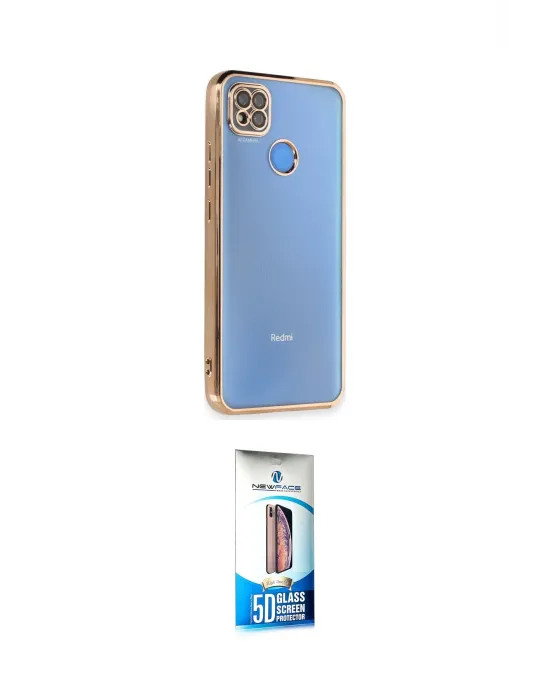 ieg™ Redmi 9C Kılıf Vadi Minimal - Siyah 5D Eko Cam Ekran Koruyucu