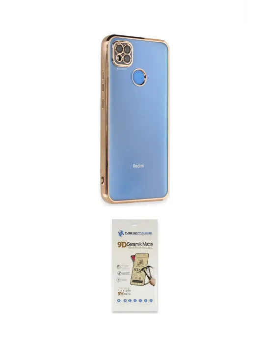 ieg™ Redmi 9C Kılıf Vadi Minimal - Siyah Mat Seramik Nano Ekran Koruyucu