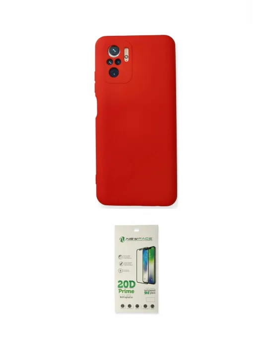 ieg™ Redmi Note 10 Kılıf Ahenk Serisi - Siyah 20D Premium Cam Ekran Koruyucu