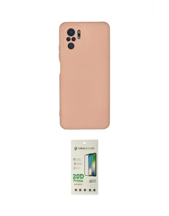 ieg™ Redmi Note 10 Kılıf Ahenk Serisi - Siyah 20D Premium Cam Ekran Koruyucu
