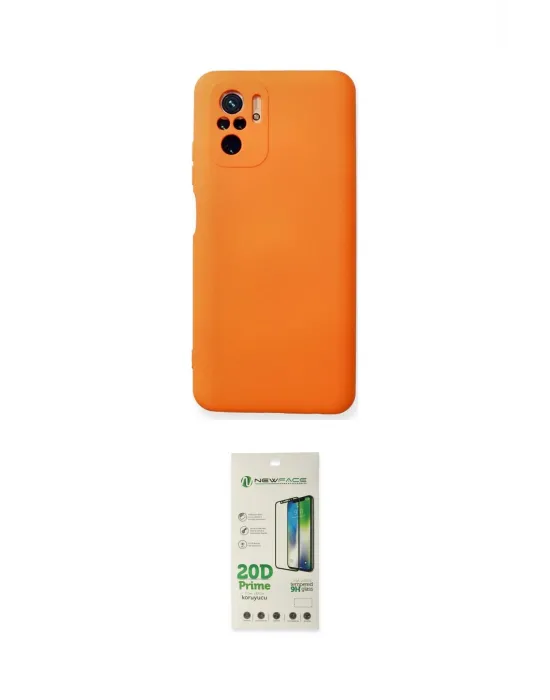 ieg™ Redmi Note 10 Kılıf Ahenk Serisi - Siyah 20D Premium Cam Ekran Koruyucu