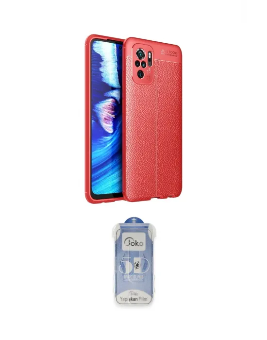 ieg™ Redmi Note 10 Kılıf Doruk Klasik Özel Seri - Şeffaf Joko Magic 5D Cam