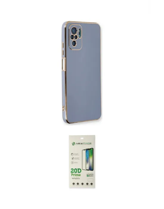 ieg™ Redmi Note 10 Kılıf Yankı Serisi - Siyah 20D Premium Cam Ekran Koruyucu