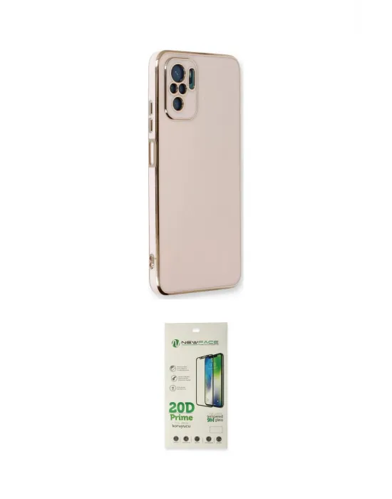 ieg™ Redmi Note 10 Kılıf Yankı Serisi - Siyah 20D Premium Cam Ekran Koruyucu