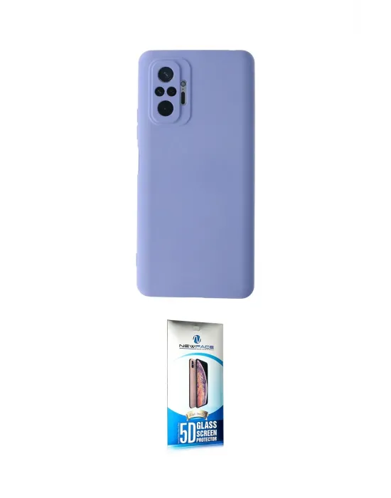 ieg™ Redmi Note 10 Pro Kılıf Ahenk Serisi - Siyah 5D Eko Cam Ekran Koruyucu