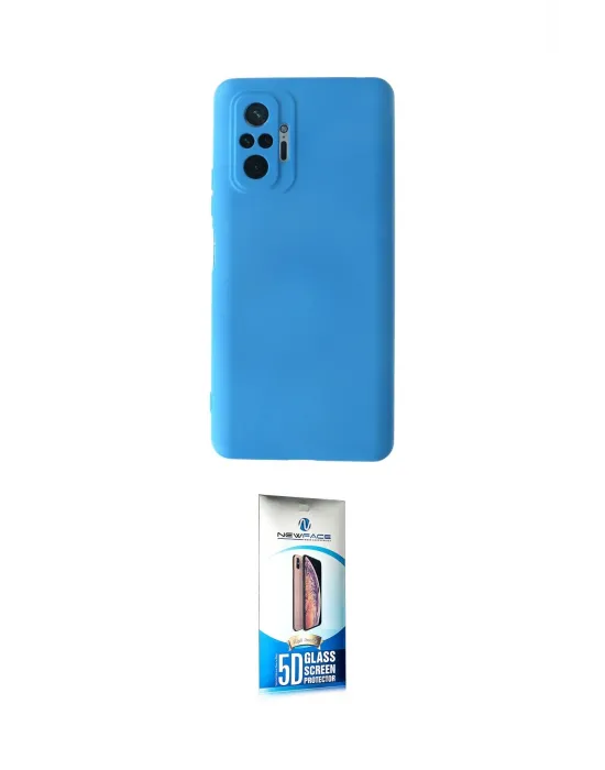 ieg™ Redmi Note 10 Pro Kılıf Ahenk Serisi - Siyah 5D Eko Cam Ekran Koruyucu