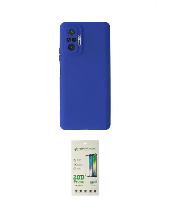 ieg™ Redmi Note 10 Pro Kılıf Kozmos Yansıma Özel Seri - Siyah 20D Premium Cam Ekran Koruyucu