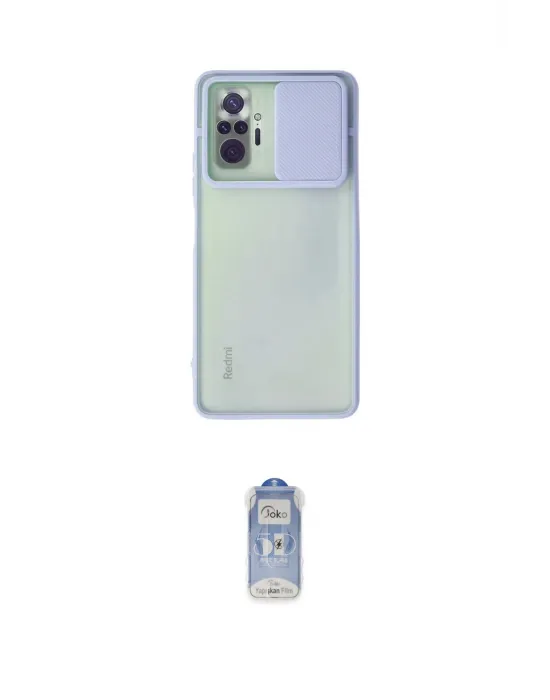 ieg™ Redmi Note 10 Pro Kılıf Vadi Çizgi - Siyah Joko Magic 5D Cam