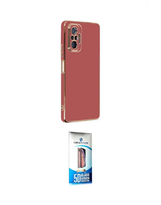 ieg™ Redmi Note 10 Pro Kılıf Yankı Serisi - Siyah 5D Eko Cam Ekran Koruyucu