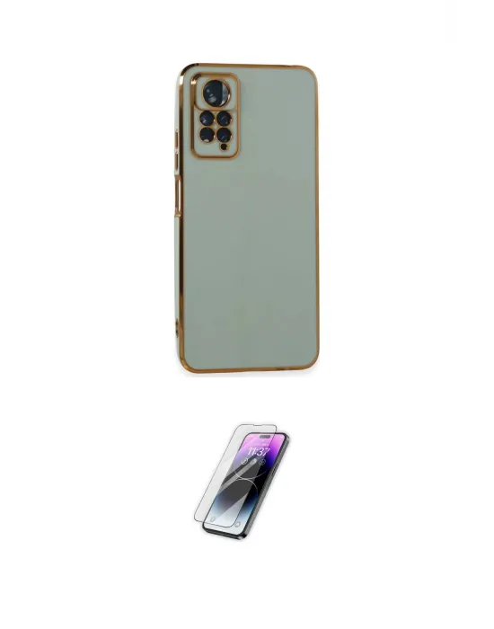 ieg™ Redmi Note 11 Pro Kılıf Yankı Serisi - Şeffaf Pasifik Cam Ekran Koruyucu