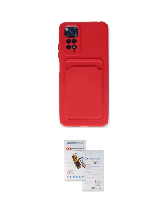 ieg™ Redmi Note 11S Kılıf Vadi Çizgi Prime - Siyah Seramik Nano Ekran Koruyucu