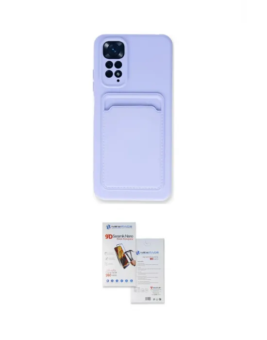 ieg™ Redmi Note 11S Kılıf Vadi Çizgi Prime - Siyah Seramik Nano Ekran Koruyucu