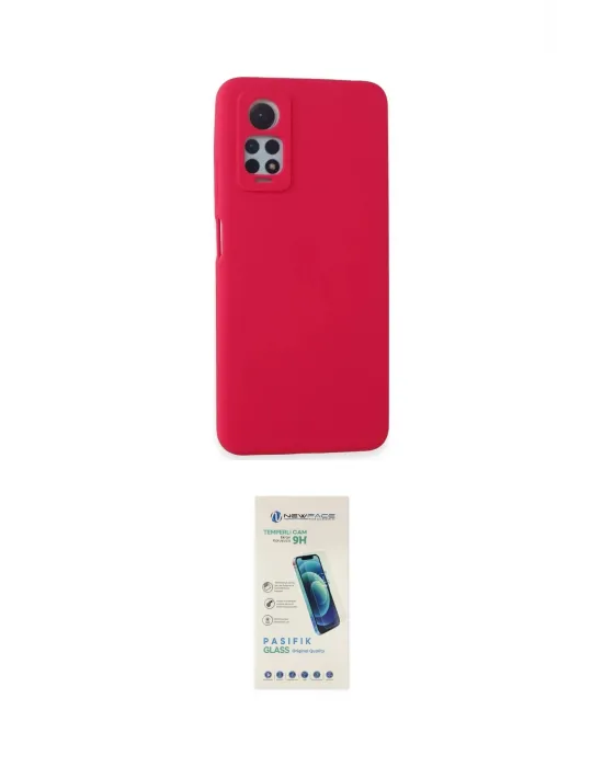 ieg™ Redmi Note 12 Pro 4G Kılıf Ahenk Serisi - Şeffaf Pasifik Cam Ekran Koruyucu