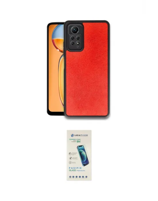 ieg™ Redmi Note 12 Pro 4G Kılıf Kıvılcım Işık Serisi - Şeffaf Pasifik Cam Ekran Koruyucu