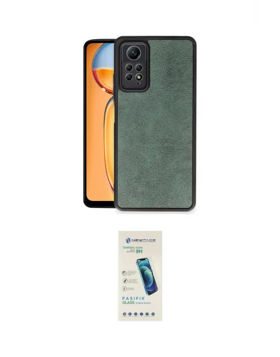 ieg™ Redmi Note 12 Pro 4G Kılıf Kıvılcım Işık Serisi - Şeffaf Pasifik Cam Ekran Koruyucu