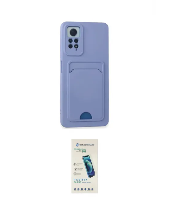 ieg™ Redmi Note 12 Pro 4G Kılıf Vadi Çizgi Prime - Şeffaf Pasifik Cam Ekran Koruyucu