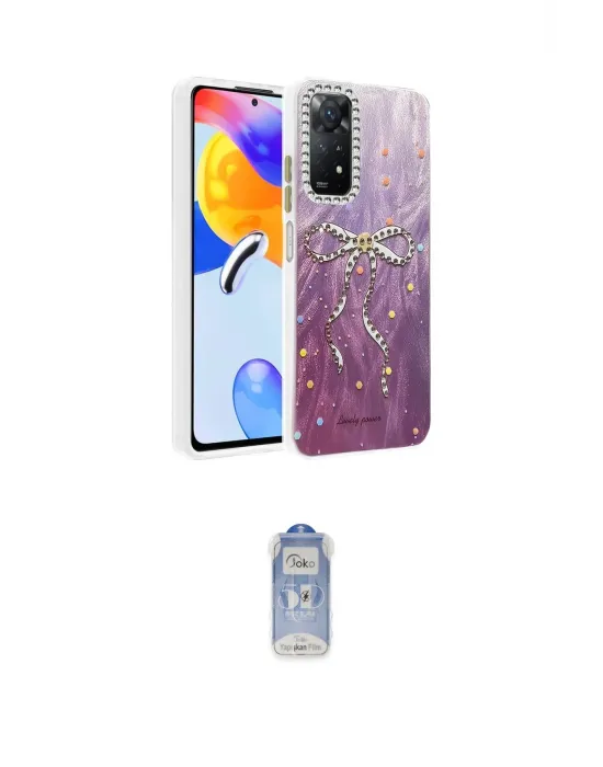 ieg™ Redmi Note 12 Pro 4G Kılıf Zirve Modern Prime - Siyah Joko Magic 5D Cam