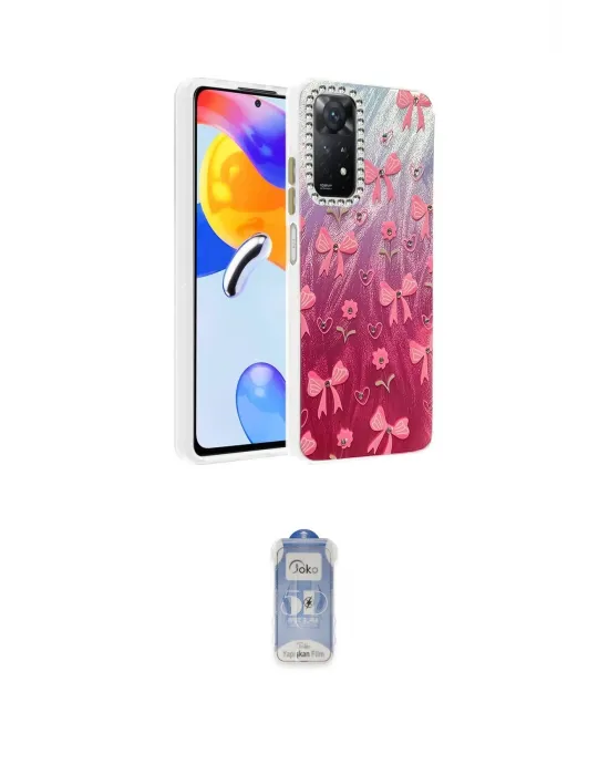 ieg™ Redmi Note 12 Pro 4G Kılıf Zirve Modern Prime - Siyah Joko Magic 5D Cam