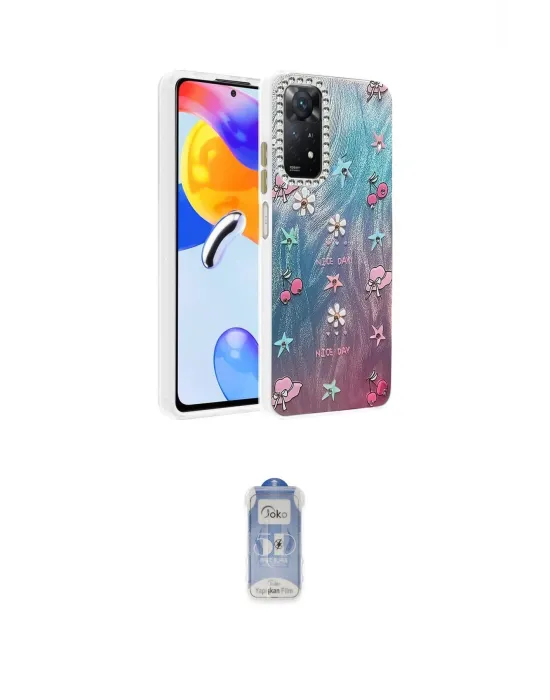 ieg™ Redmi Note 12 Pro 4G Kılıf Zirve Modern Prime - Siyah Joko Magic 5D Cam