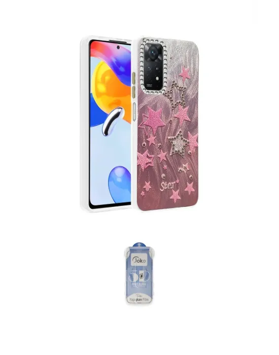 ieg™ Redmi Note 12 Pro 4G Kılıf Zirve Modern Prime - Siyah Joko Magic 5D Cam