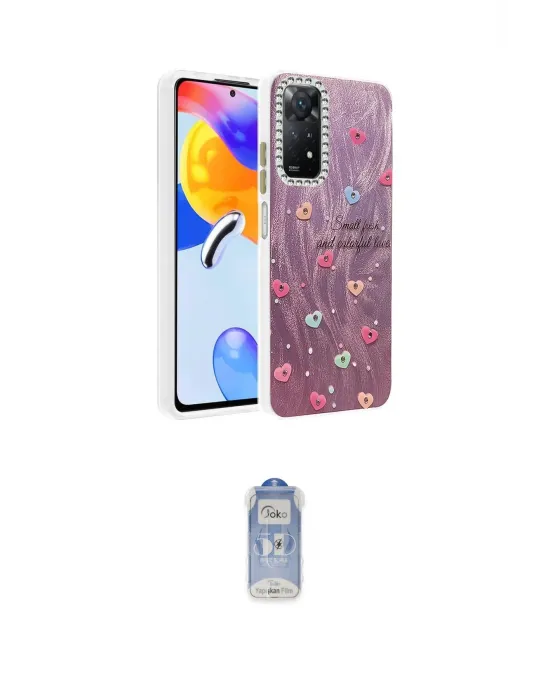 ieg™ Redmi Note 12 Pro 4G Kılıf Zirve Modern Prime - Siyah Joko Magic 5D Cam