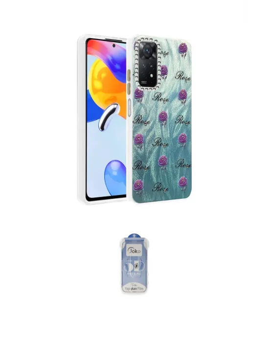 ieg™ Redmi Note 12 Pro 4G Kılıf Zirve Modern Prime - Siyah Joko Magic 5D Cam