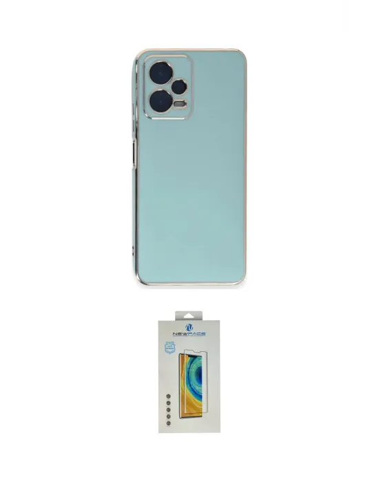 ieg™ Redmi Note 12 Pro 5G Kılıf Yankı Serisi - Siyah Polymer Nano Ekran Koruyucu