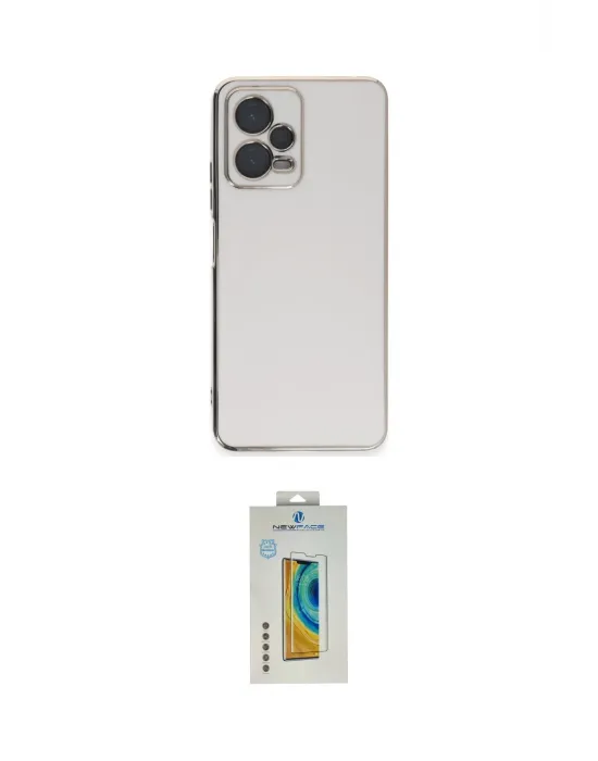 ieg™ Redmi Note 12 Pro 5G Kılıf Yankı Serisi - Siyah Polymer Nano Ekran Koruyucu