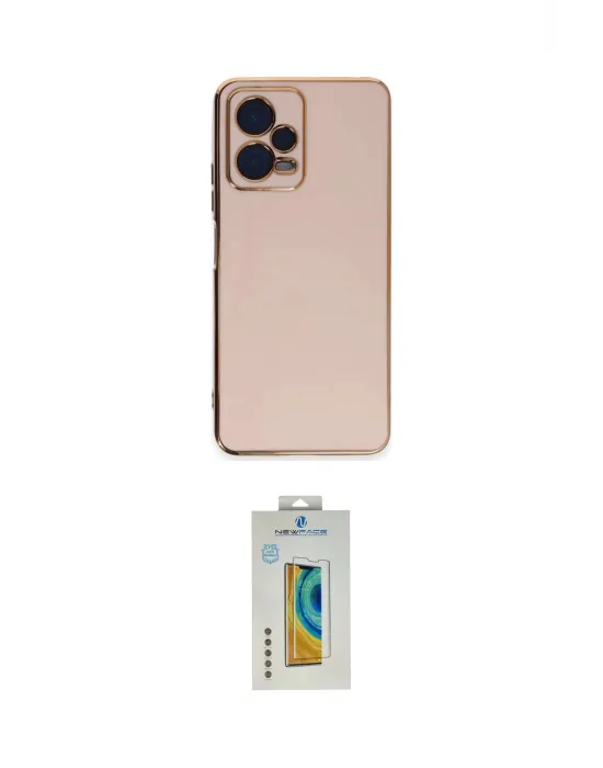 ieg™ Redmi Note 12 Pro 5G Kılıf Yankı Serisi - Siyah Polymer Nano Ekran Koruyucu