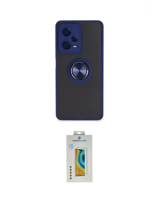ieg™ Redmi Note 12 Pro 5G Kılıf Yörünge Çizgi - Siyah Polymer Nano Ekran Koruyucu