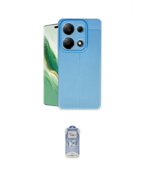 ieg™ Redmi Note 13 Pro 4G Kılıf Doruk Klasik Özel Seri - Siyah Joko Magic 5D Cam