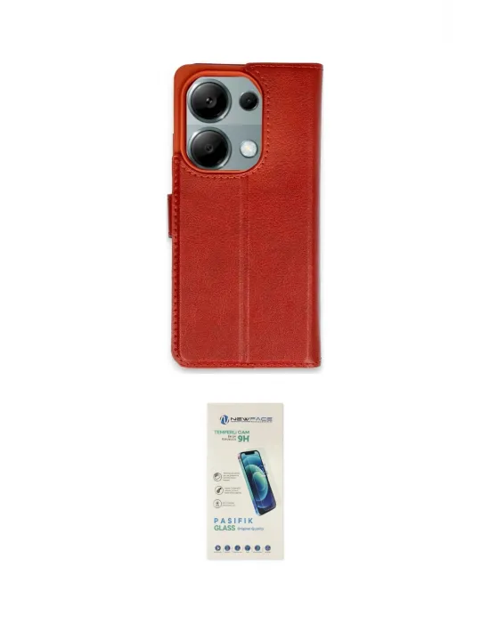 ieg™ Redmi Note 13 Pro 4G Kılıf Siluet Işık Serisi - Şeffaf Pasifik Cam Ekran Koruyucu