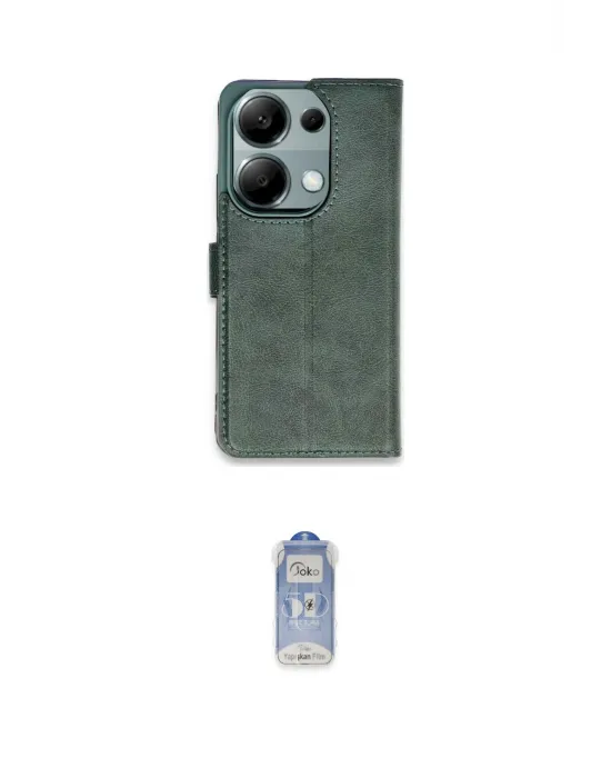 ieg™ Redmi Note 13 Pro 4G Kılıf Siluet Işık Serisi - Siyah Joko Magic 5D Cam